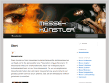 Tablet Screenshot of messekuenstler.kuenstler4u.de